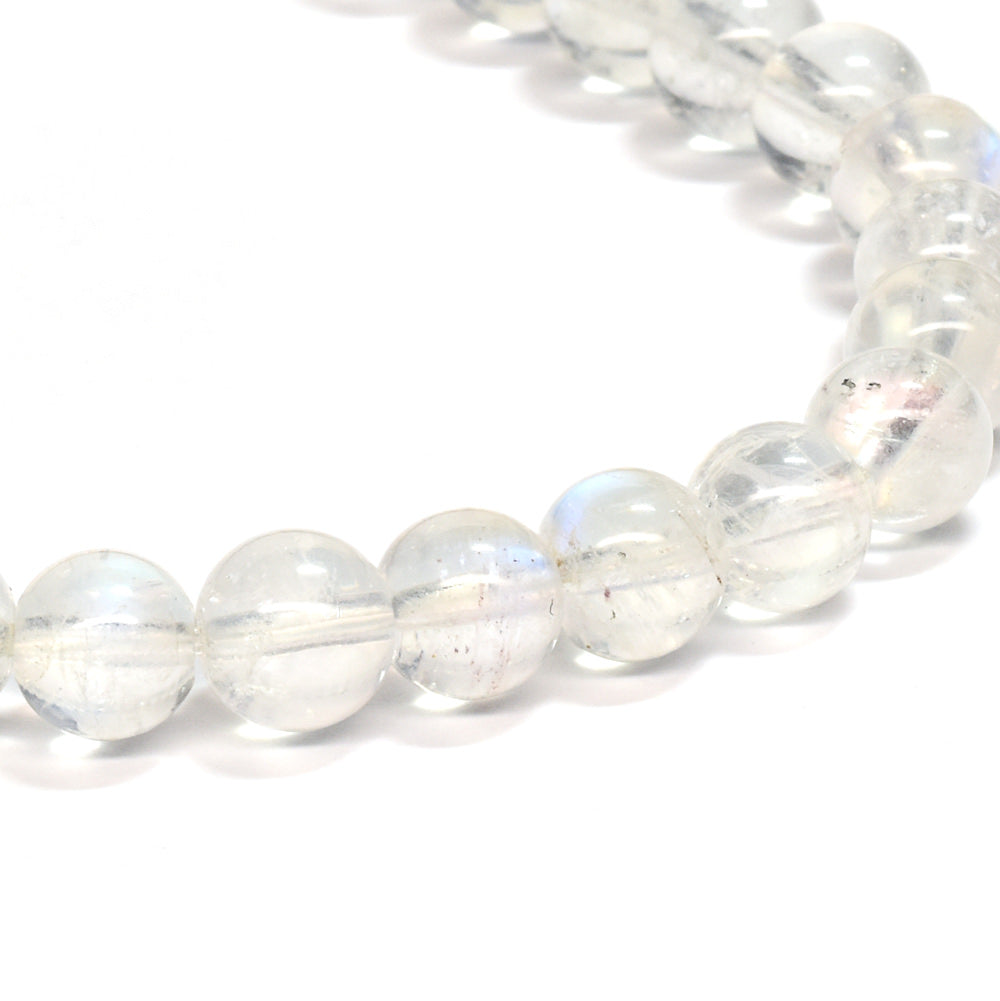 ホワイトラブラドライト ブレスレット 6mm #RA233