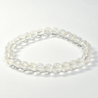 ホワイトラブラドライト ブレスレット 6mm #RA233