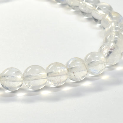 ホワイトラブラドライト ブレスレット 6mm #RA233