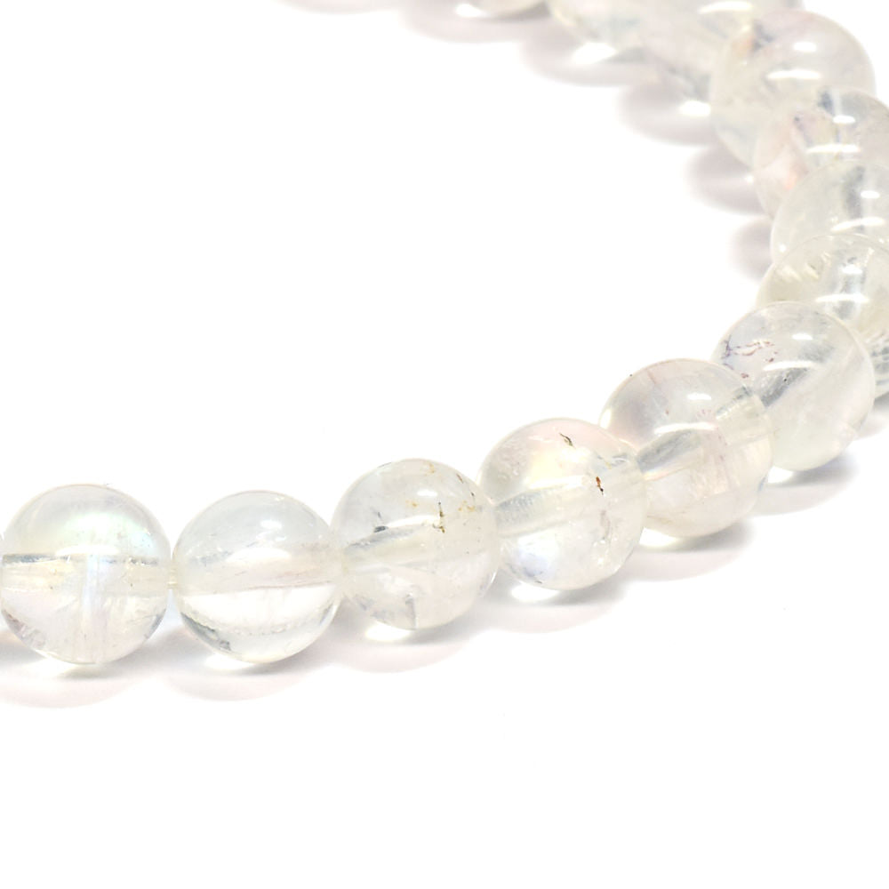 ホワイトラブラドライト ブレスレット 6mm #RA235