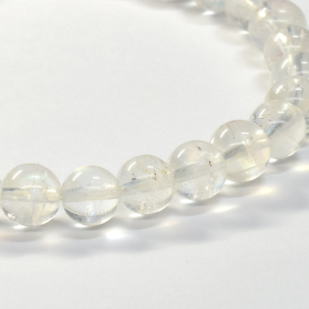 ホワイトラブラドライト ブレスレット 6mm #RA235
