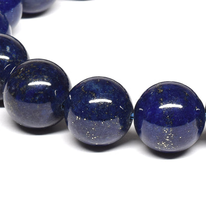 [高品質] [鑑別書付]ラピスラズリ ブレスレット 12.5mm #RC144