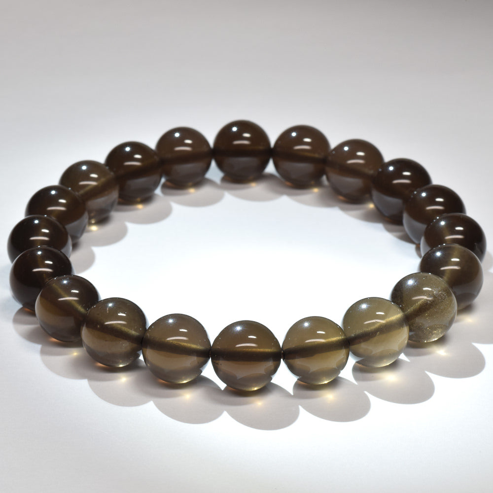 [プレミアム]山梨県黒平産 黒水晶 ブレスレット 10mm #RC263