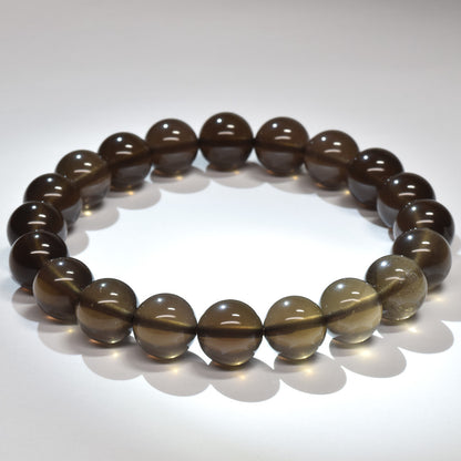 [プレミアム]山梨県黒平産 黒水晶 ブレスレット 10mm #RC263