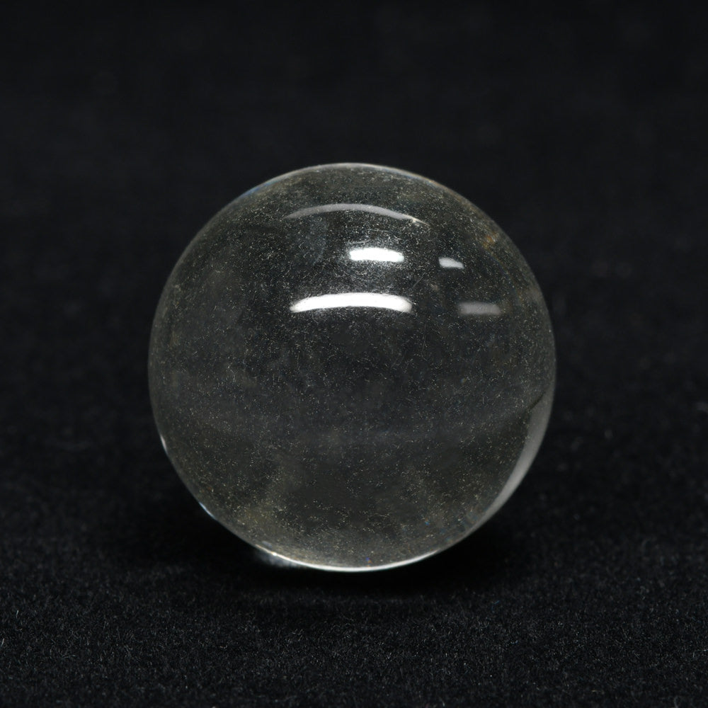 [高品質]天然水晶（山梨一級研磨士作） 丸玉 19mm #RC268