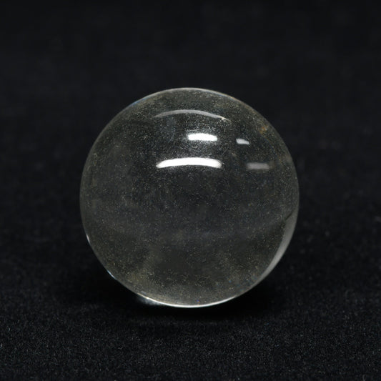 [高品質]天然水晶（山梨一級研磨士作） 丸玉 19mm #RC268