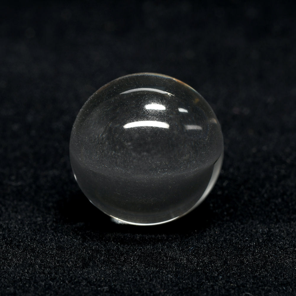 [高品質]天然水晶（山梨一級研磨士作） 丸玉 17.5-18mm #RC269