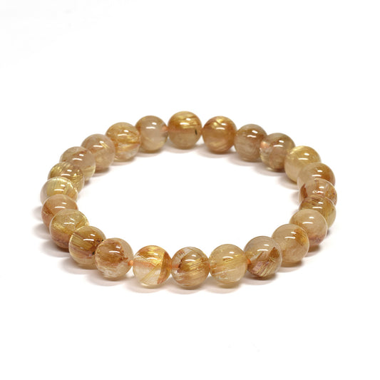 ルチルクォーツ ブレスレット 8mm #RD048