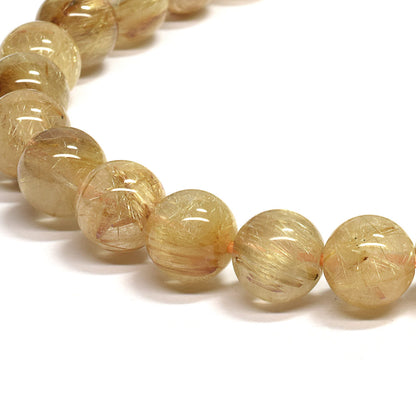ルチルクォーツ ブレスレット 7.5mm #RD050