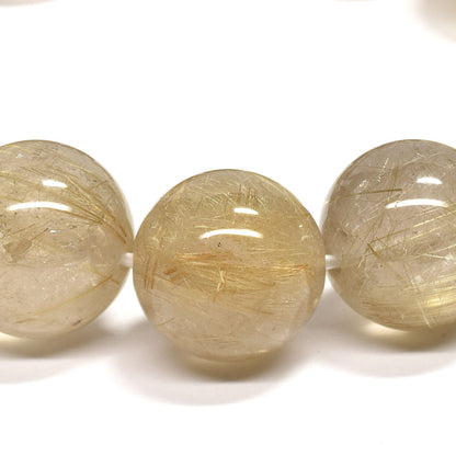 ゴールドルチルクォーツ ブレスレット 15-15.5mm #RD057