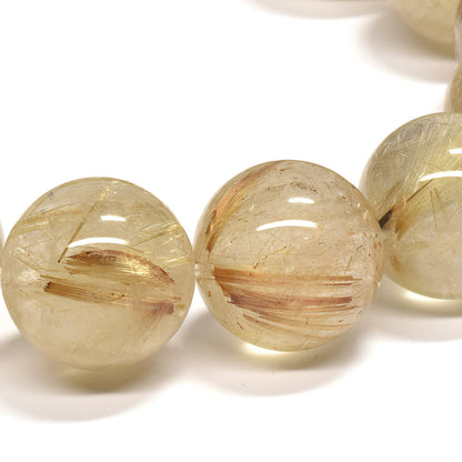 ゴールドルチルクォーツ ブレスレット 15-15.5mm #RD059