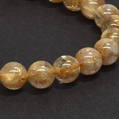 ゴールドルチルクォーツ ブレスレット 7.5-8mm #RD066
