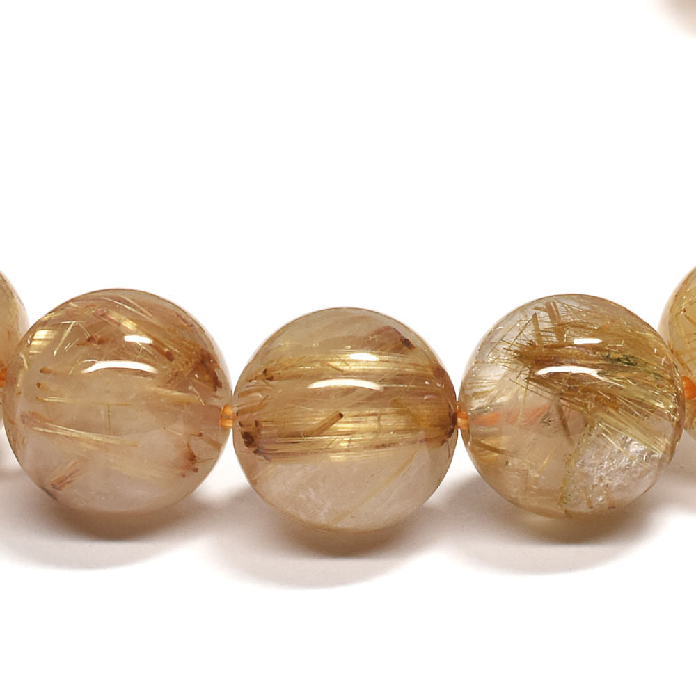 ゴールドルチルクォーツ ブレスレット 10.5mm #RD070