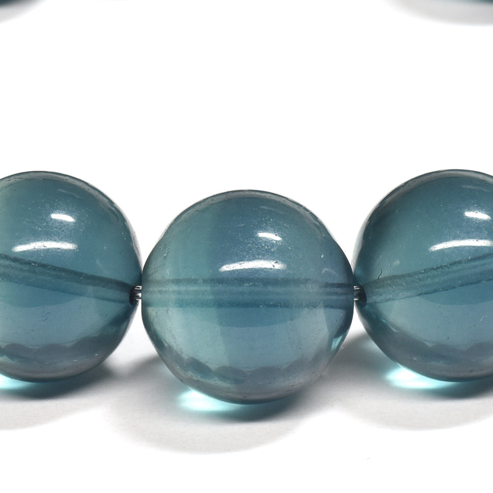 ブルーグリーンフローライト ブレスレット 14mm #RD258