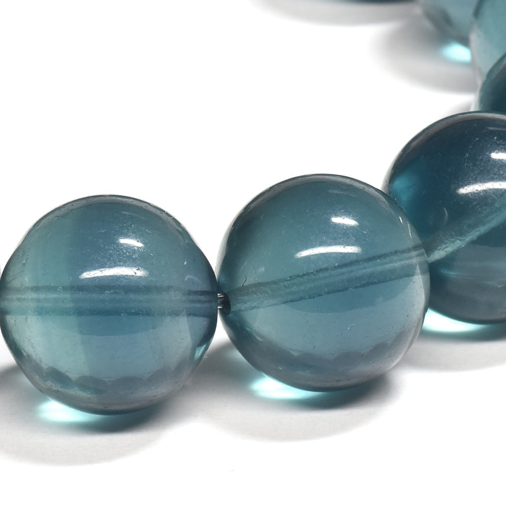 ブルーグリーンフローライト ブレスレット 14mm #RD258