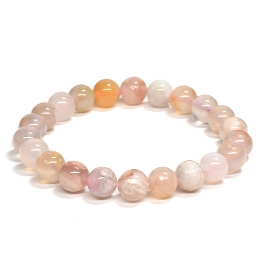 サクラアゲート ブレスレット 8.5mm #RD289