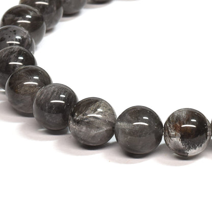ブラックツリーインクリュージョンクォーツ ブレスレット 7.5mm #RE041 - premium stone gallery