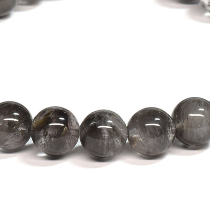 ブラックツリーインクリュージョンクォーツ ブレスレット 7.5mm #RE043 - premium stone gallery