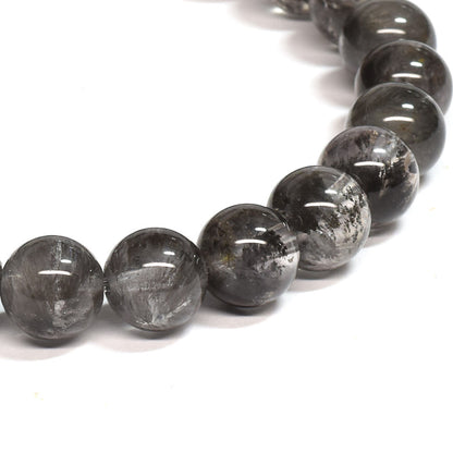 ブラックツリーインクリュージョンクォーツ ブレスレット 7.5mm #RE044 - premium stone gallery