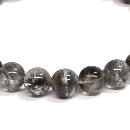 ブラックツリーインクリュージョンクォーツ ブレスレット 7mm #RE045 - premium stone gallery