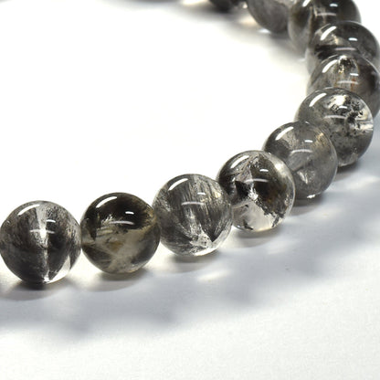 ブラックツリーインクリュージョンクォーツ ブレスレット 7mm #RE045 - premium stone gallery