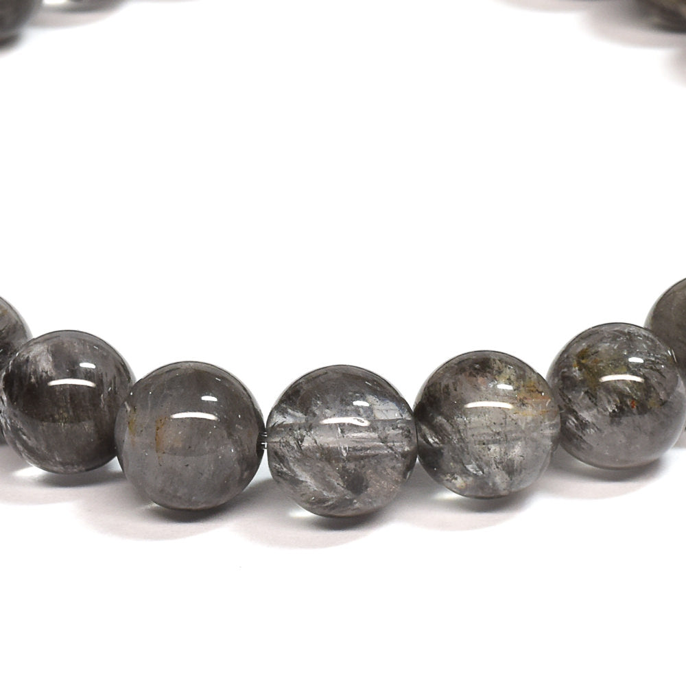 ブラックツリーインクリュージョンクォーツ ブレスレット 7mm #RE046 - premium stone gallery