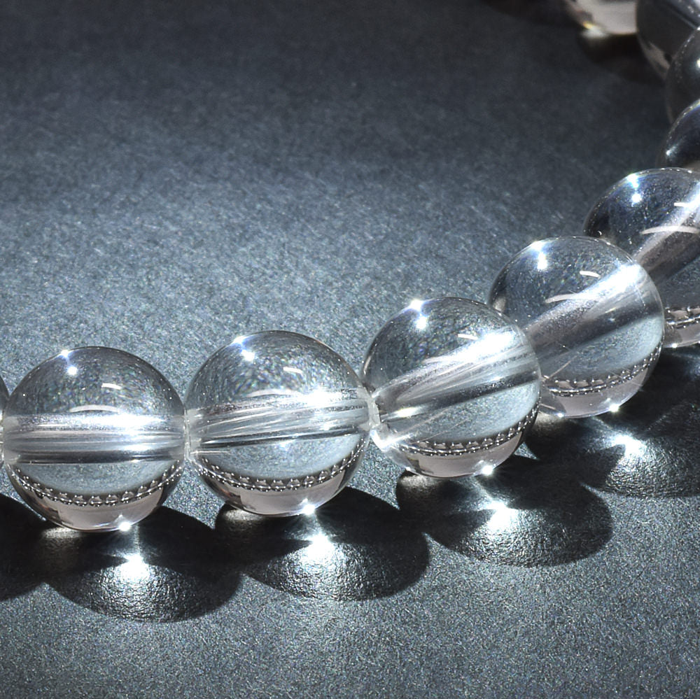 高品質] 天然水晶（山梨甲府研磨） ブレスレット 8mm #RE067