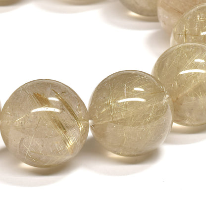 ゴールドルチルクォーツ ブレスレット 17-17.5mm #RE155