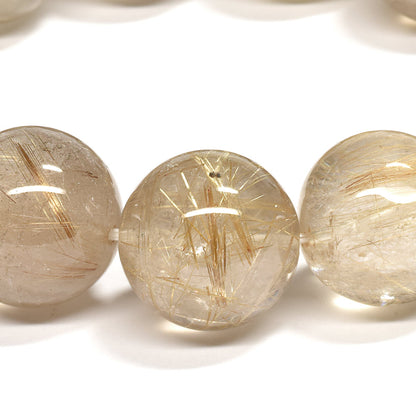 ゴールドルチルクォーツ ブレスレット 17-17.5mm #RE156
