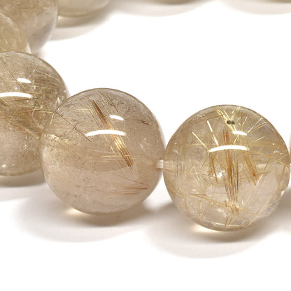 ゴールドルチルクォーツ ブレスレット 17-17.5mm #RE156