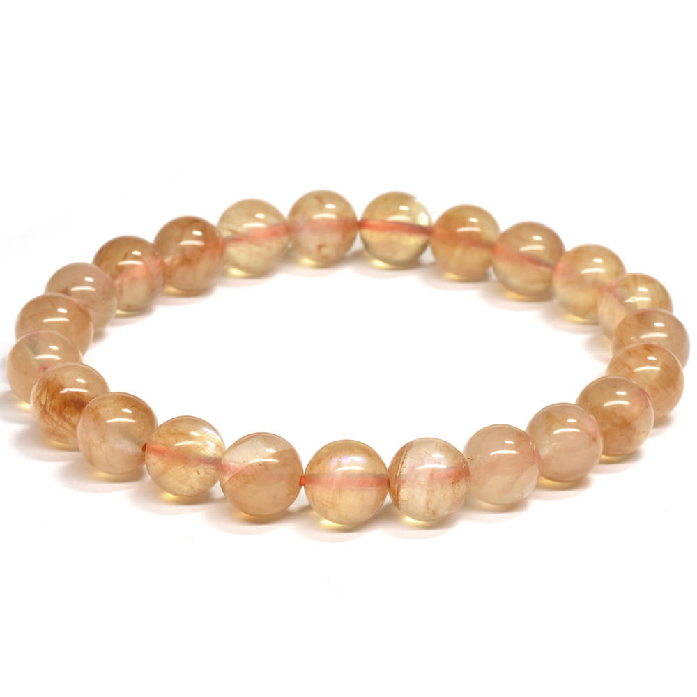 プラジオクレースムーンストーン ブレスレット 8mm #RE391