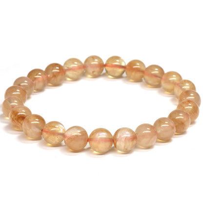 プラジオクレースムーンストーン ブレスレット 8mm #RE391