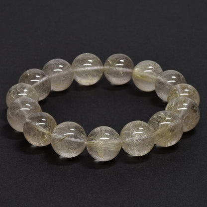 ルチルクォーツ ブレスレット 13-13.5mm #RE408