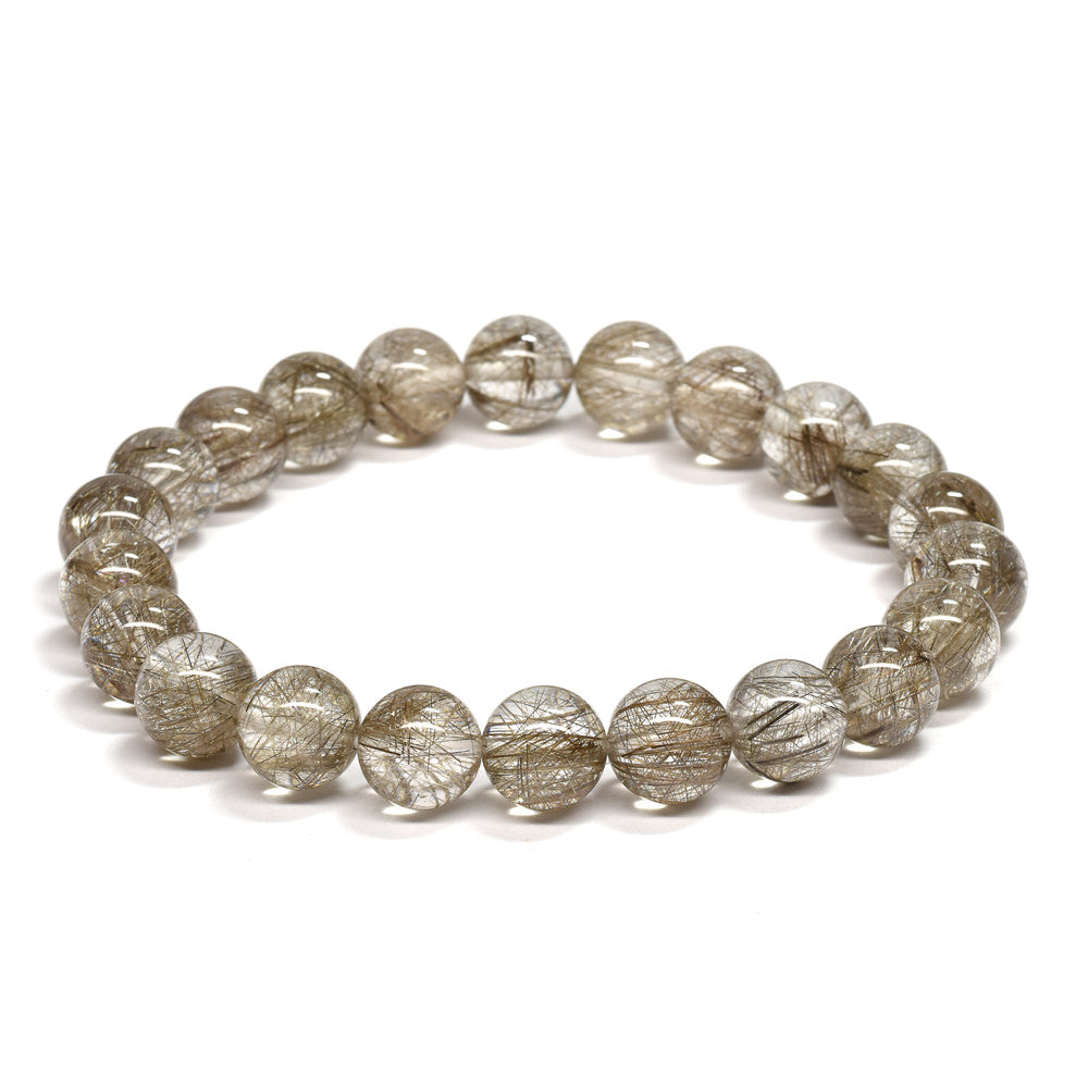 シルバールチルクォーツ ブレスレット 8.5mm #RE462