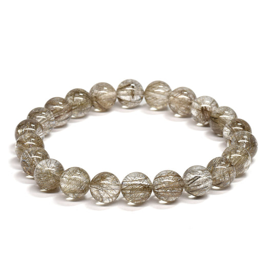 シルバールチルクォーツ ブレスレット 8.5mm #RE462