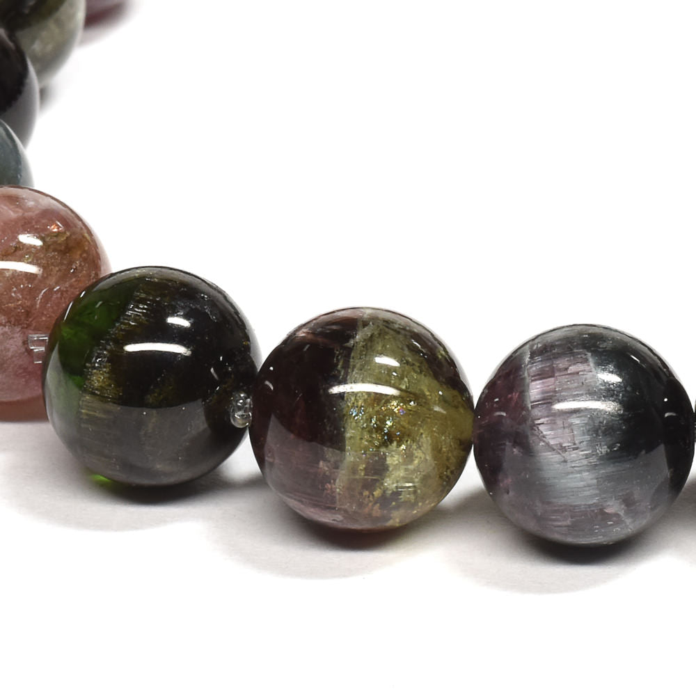 キャッツアイトルマリン ブレスレット 9.5mm #RE502