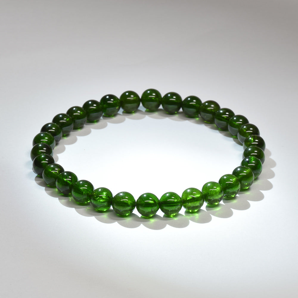 [高品質] クロムダイオプサイド ブレスレット 6mm #RE541