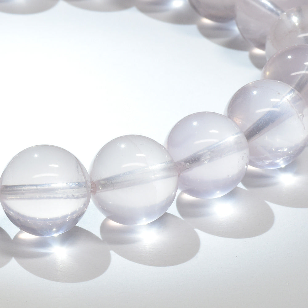 スターローズクォーツ（山梨一級研磨士作）ブレスレット 10mm（ストラップ・水晶さざれ・桐箱付）#RG058