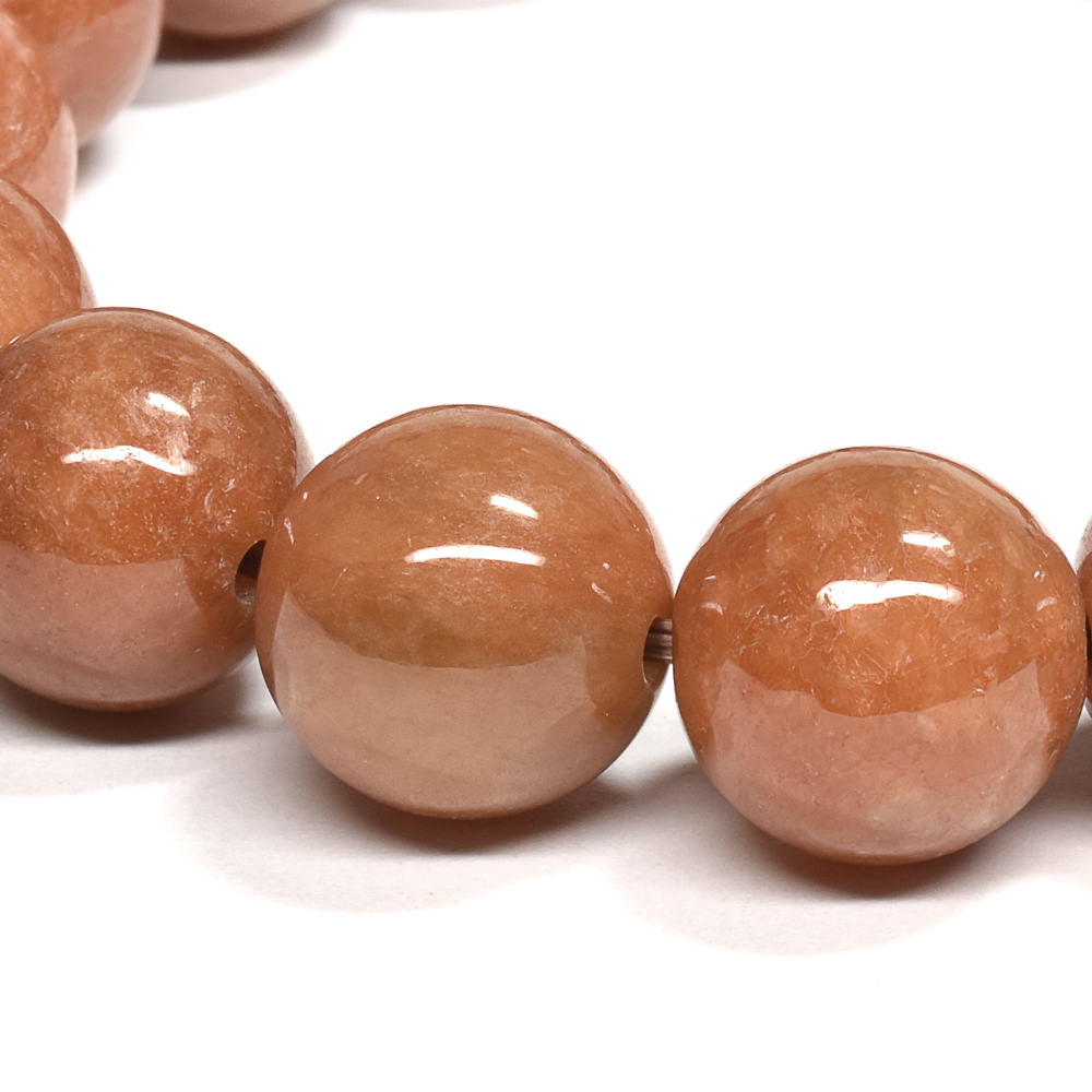 [鑑別付]ミャンマー翡翠（オレンジ） ブレスレット 13-13.5mm #RG061