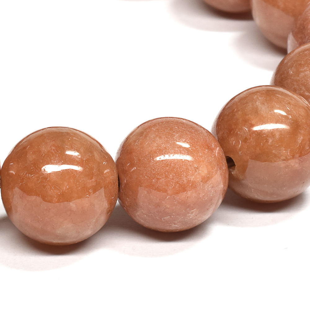 [鑑別付]ミャンマー翡翠（オレンジ） ブレスレット 13-13.5mm #RG061