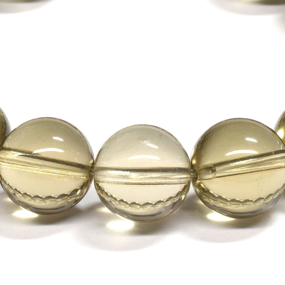 [高品質] シトリン ブレスレット 12mm #RG068