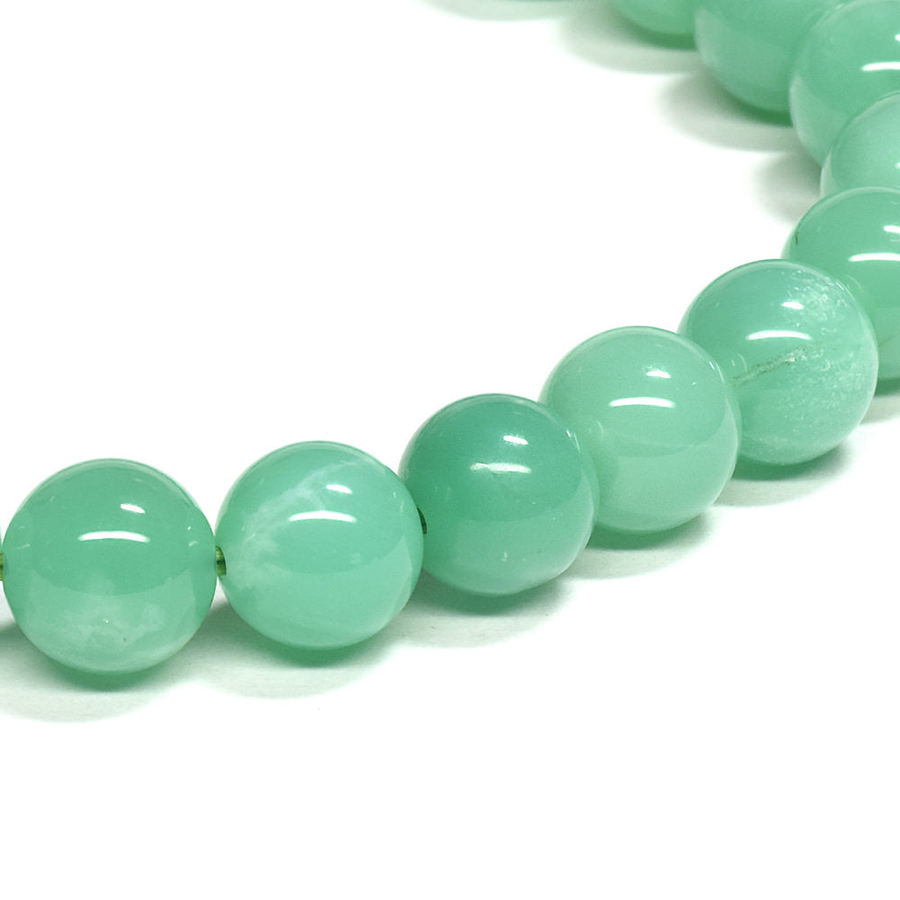 クリソプレーズ ブレスレット 7.5mm #RG114