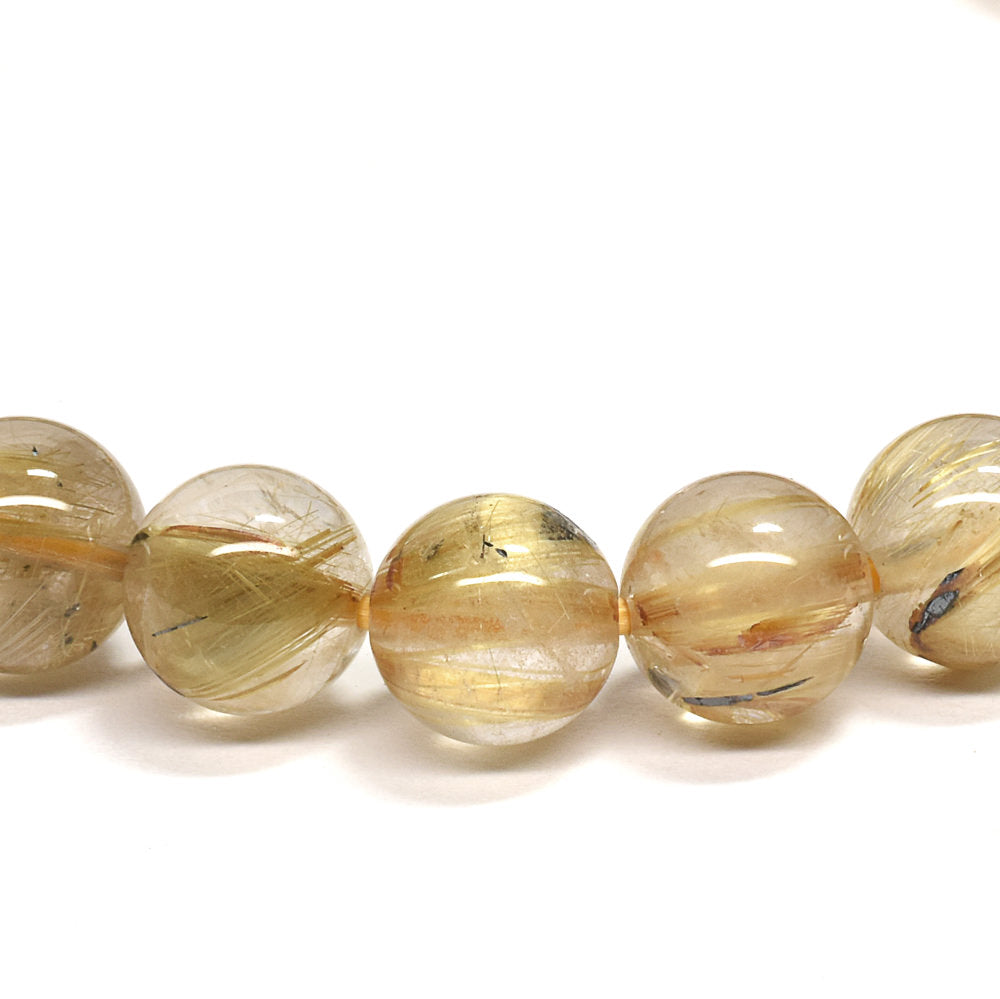 ルチルクォーツ ブレスレット 7.5mm #RG243