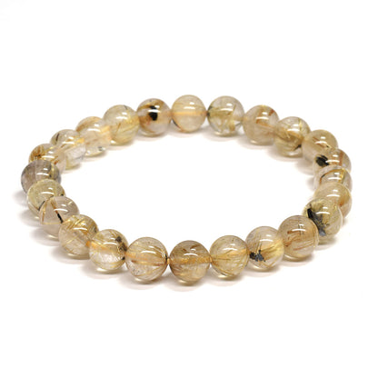 ルチルクォーツ ブレスレット 7.5mm #RG246