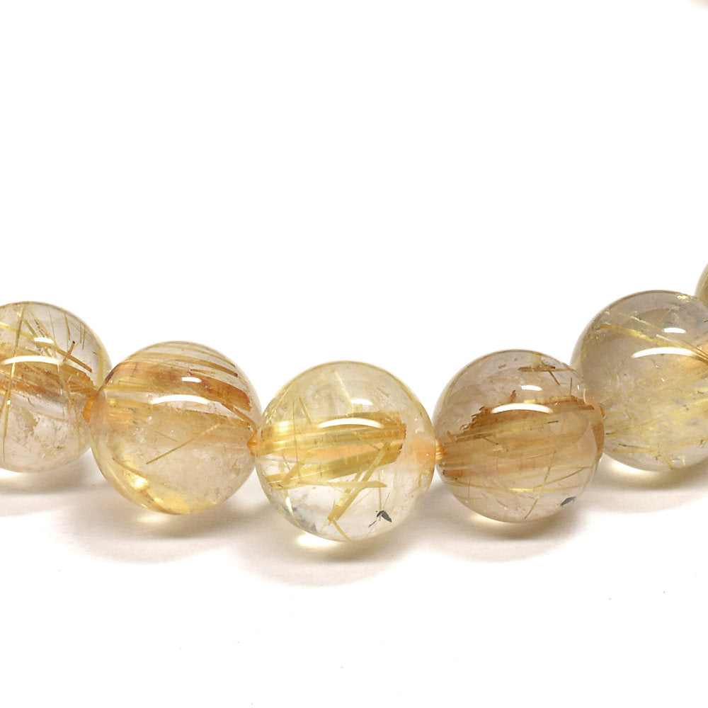 ルチルクォーツ ブレスレット 7.5mm #RG247
