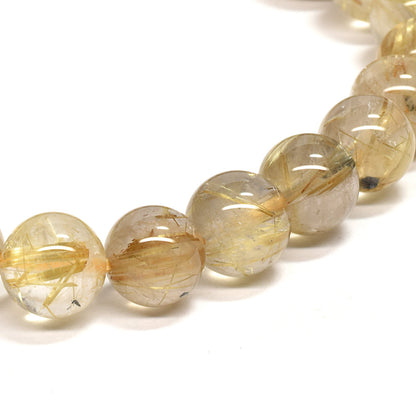 ルチルクォーツ ブレスレット 7.5mm #RG247