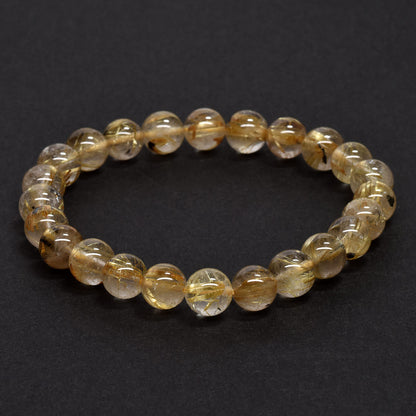 ルチルクォーツ ブレスレット 7.5mm #RG247