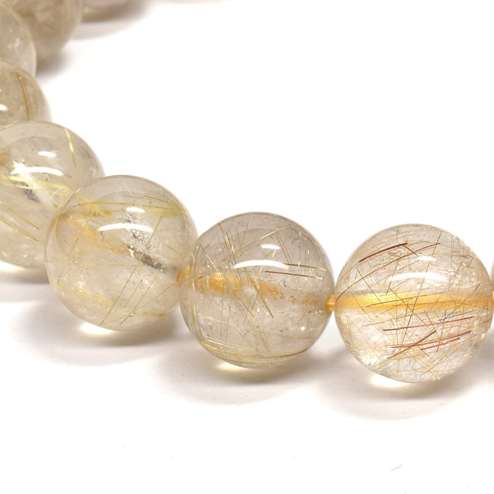 ルチルクォーツ ブレスレット 10.5mm #RG249
