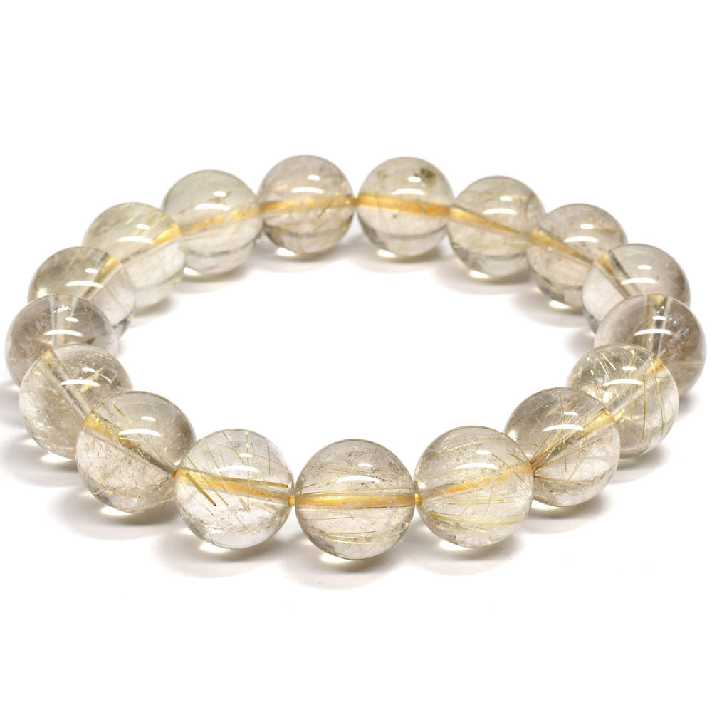 ルチルクォーツ ブレスレット 12-12.5mm #RG250