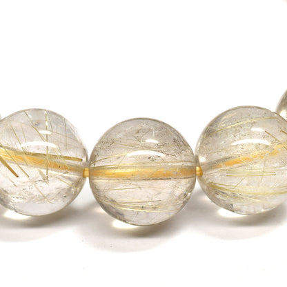 ルチルクォーツ ブレスレット 12-12.5mm #RG250